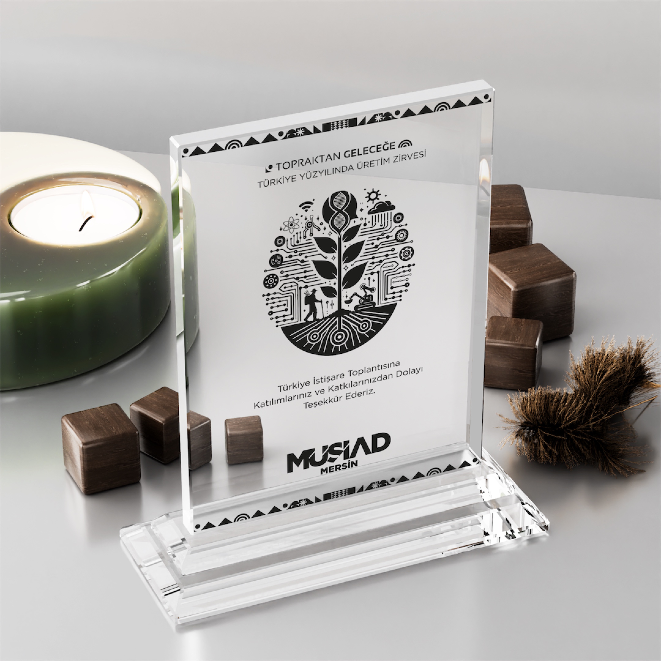 KRİSTAL PLAKET