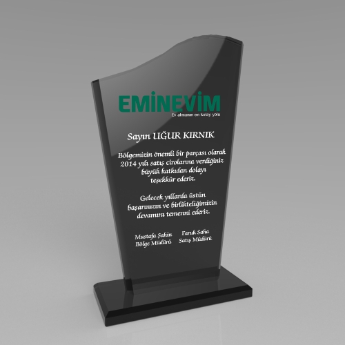 KRİSTAL PLAKET