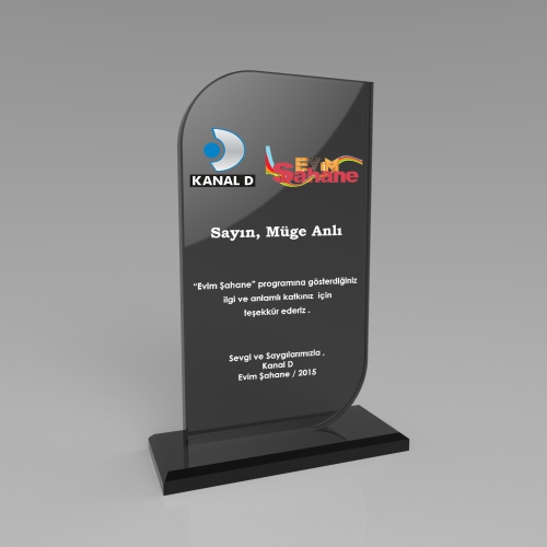 KRİSTAL PLAKET