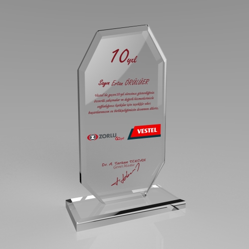 KRİSTAL PLAKET