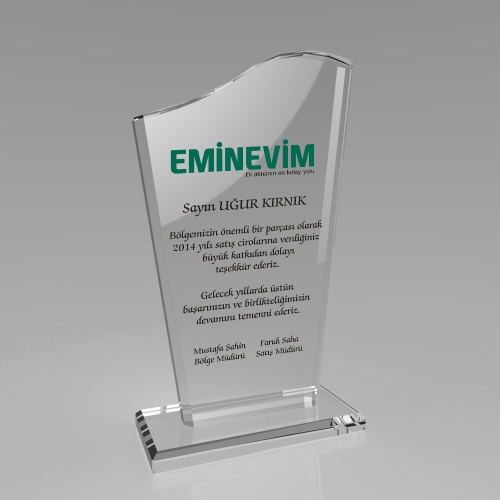 KRİSTAL PLAKET