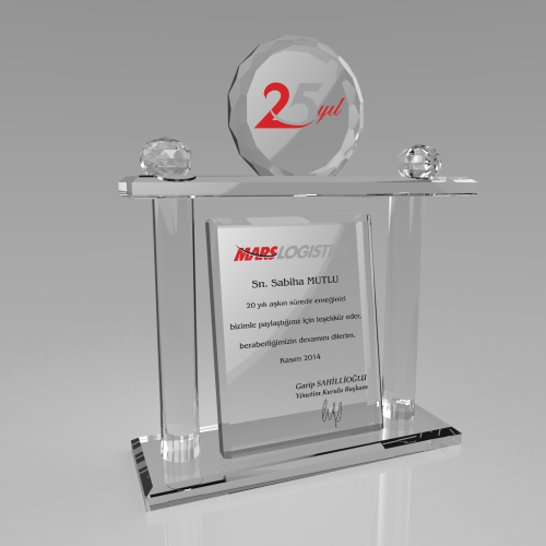 KRİSTAL PLAKET