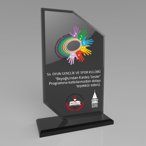 KRİSTAL PLAKET