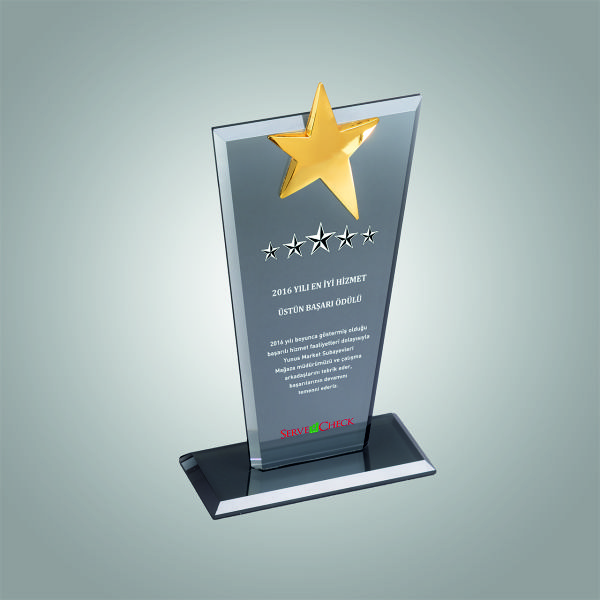 KRİSTAL PLAKET