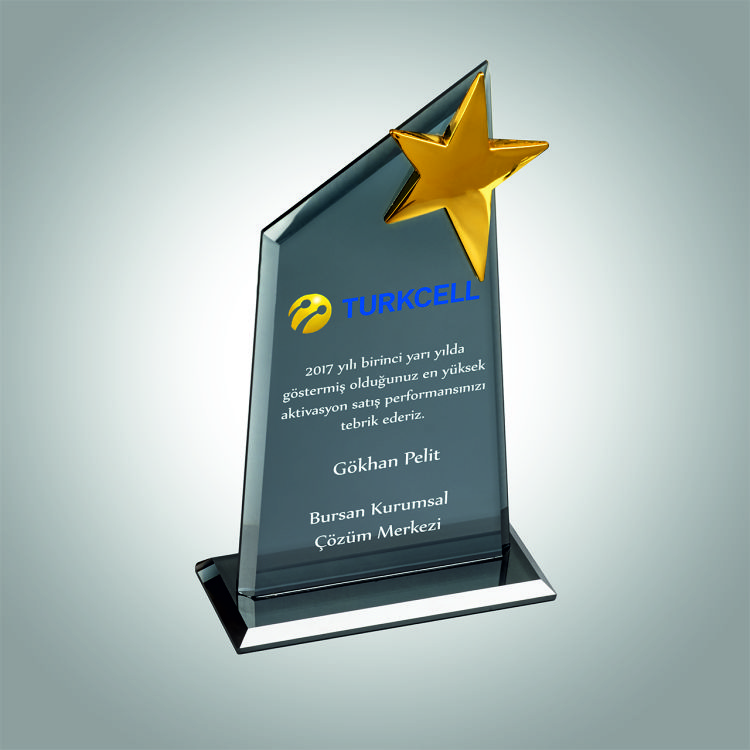KRİSTAL PLAKET