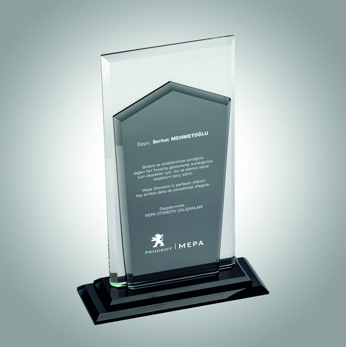 KRİSTAL PLAKET