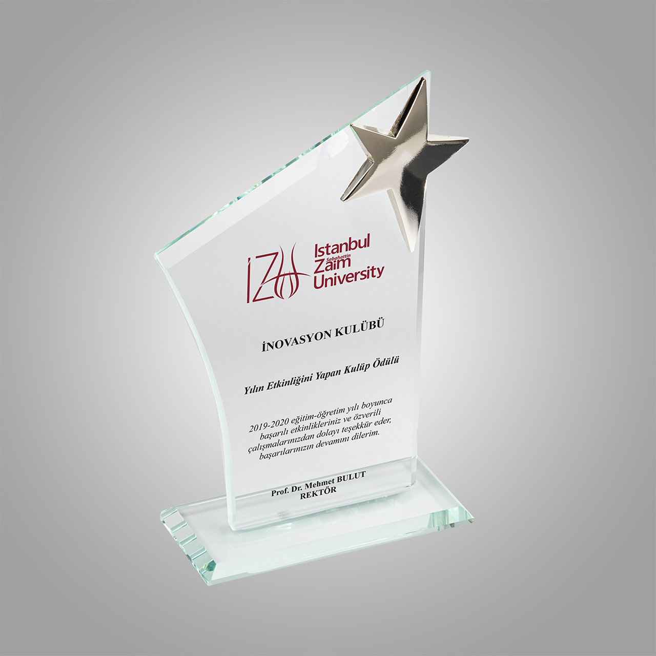 KRİSTAL PLAKET