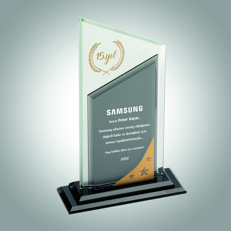 KRİSTAL PLAKET