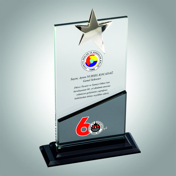 KRİSTAL PLAKET