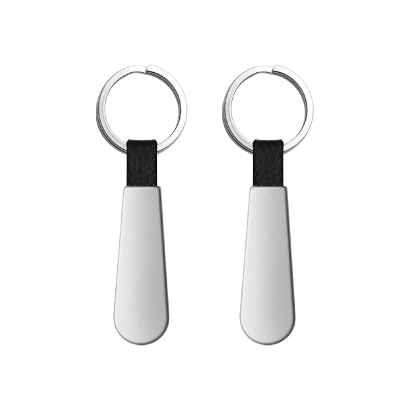 Krom Metal Suni̇ Deri̇ Anahtarlık