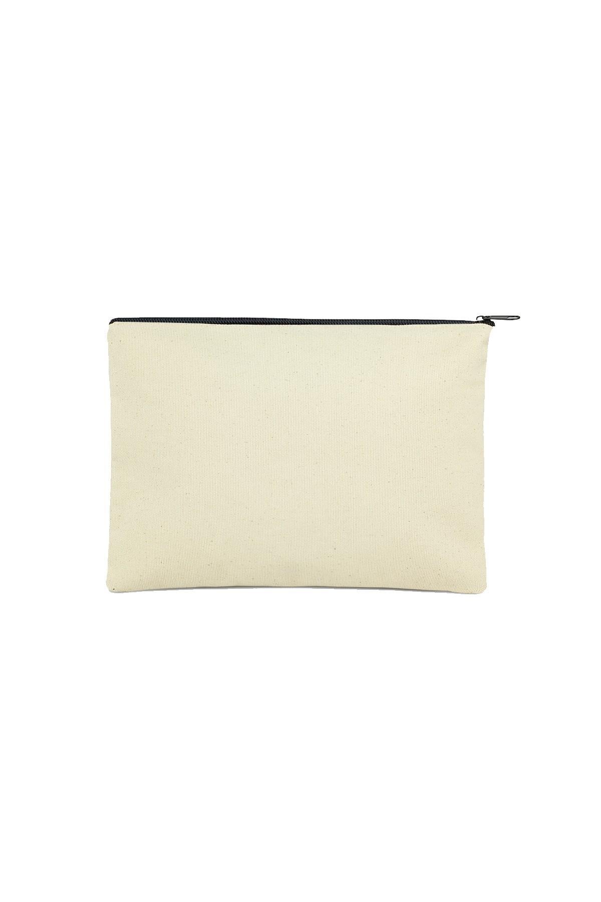 KANVAS KUMAŞ CLUTCH ÇANTA (25X18)