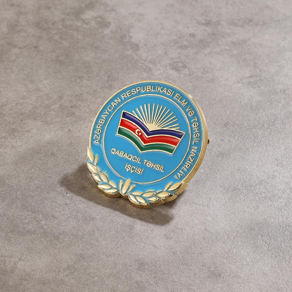 Mineli Metal Yaka Rozeti