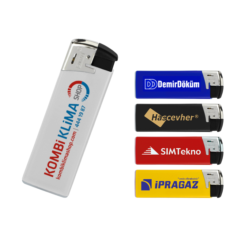 Beyaz Clipper Fit Elektronic Si̇Boplu Çakmak