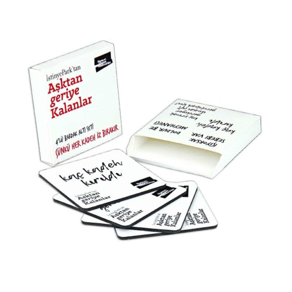 7005 – 4’lü Kauçuk Bardak Altlığı Set