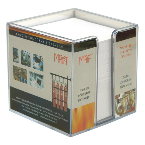 PVC Kutu İçinde Masa Üstü Notluk