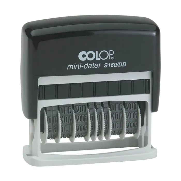 Colop S / 160 Çift Tarihli Kaşe