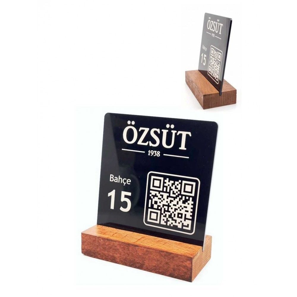 QR Kod Menü Levhası 10’lu
